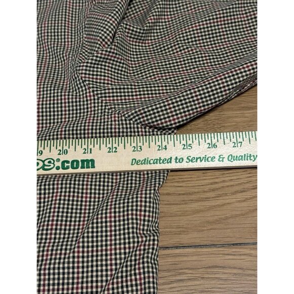 Ralph Lauren Checkered Mens Button Down Up Long Sleeve Brown Size XL Cotton - Picture 6 of 14